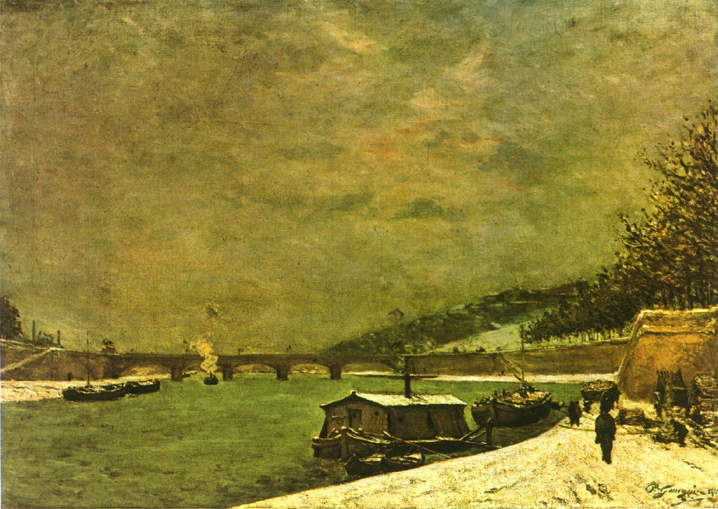 Gauguin Paul Seine Near The Iena Bridge 1875 Art A4 Photo Print UK