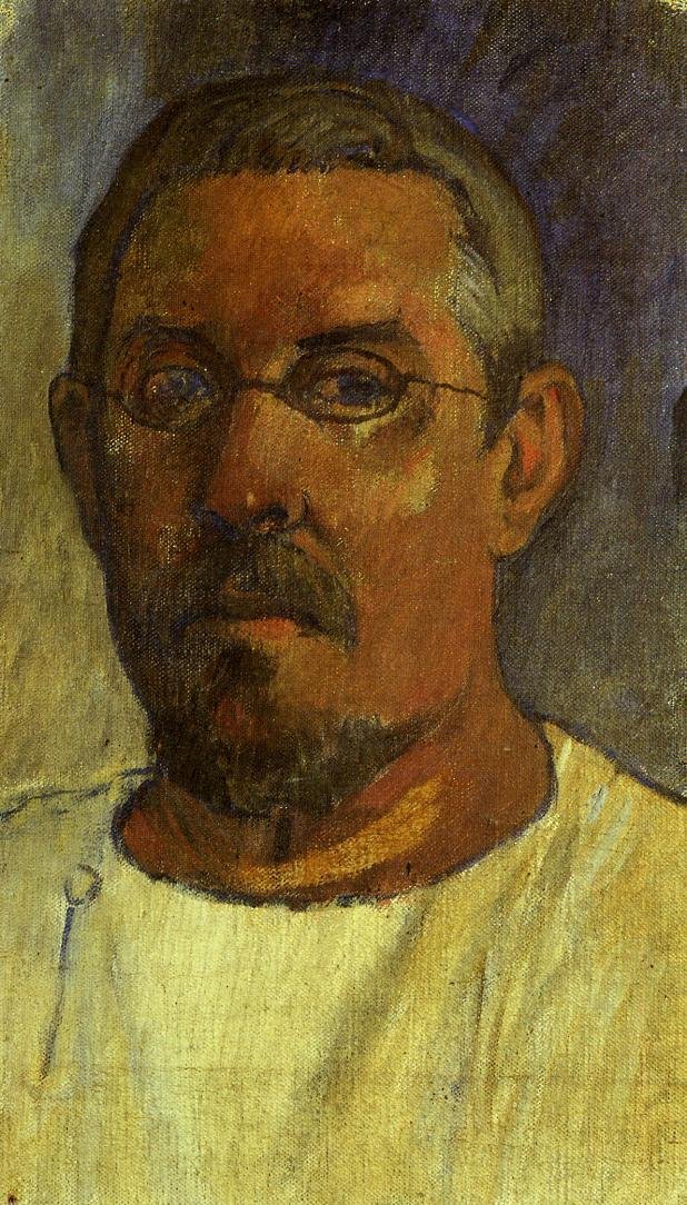 Gauguin Paul Self Portrait With Spectacles 1903 Art A4 Photo Print