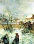 Gauguin Paul Snow Scene 1883 Art A4 Photo Print
