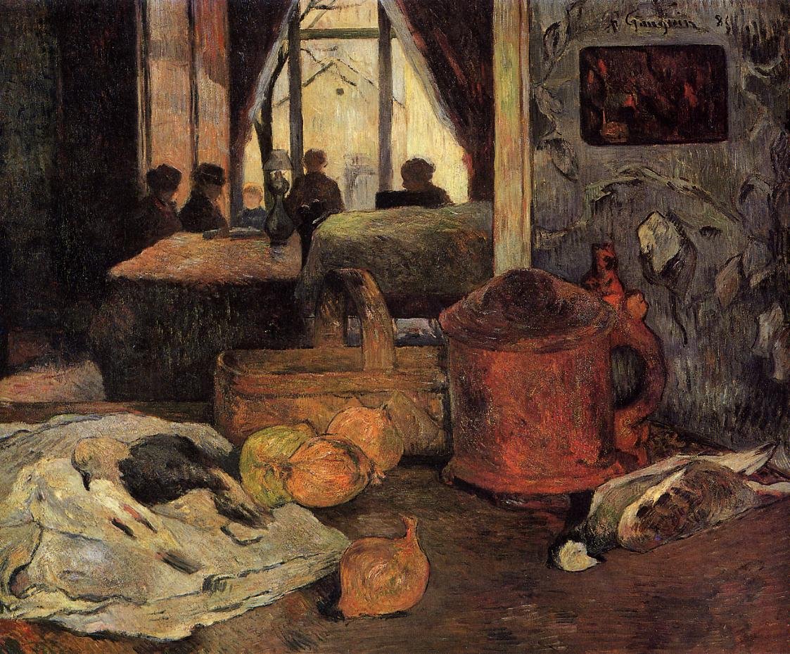 Gauguin Paul Still Life In An Interior, Copenhagen 1885 Art A4 Photo Print
