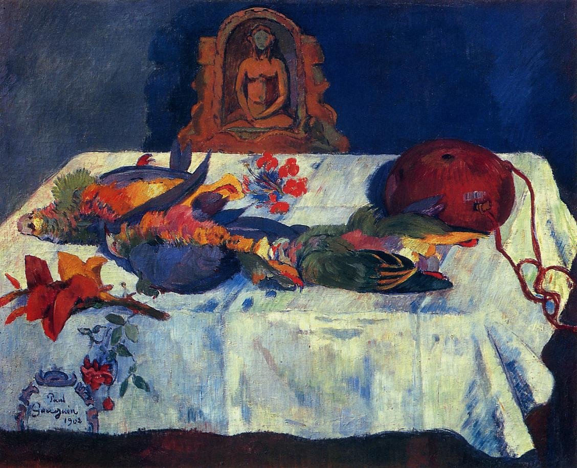 Gauguin Paul Still Life With Parrots 1902 Art A4 Photo Print