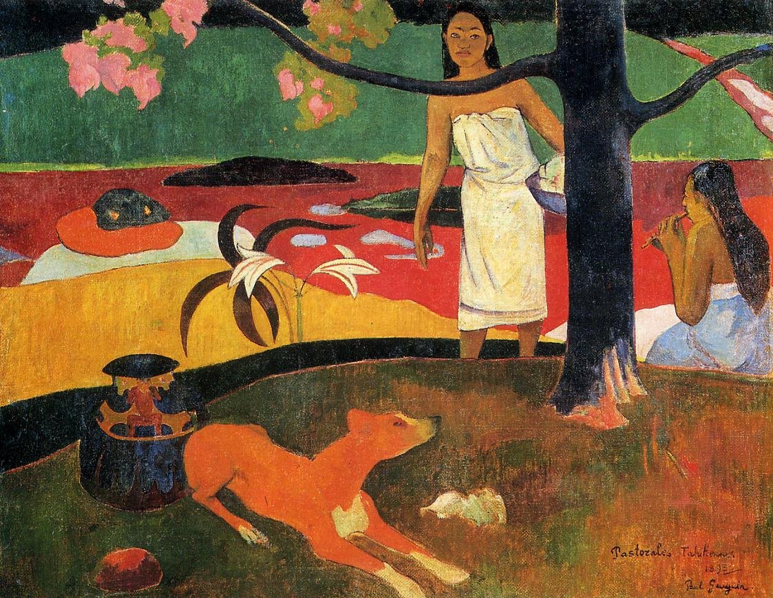 Gauguin Paul Tahitian Pastorals 1893 Art A4 Photo Print