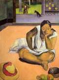 Gauguin Paul Te Faaturuma Aka The Brooding Woman 1891 Art A4 Photo Print UK