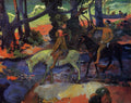 Gauguin Paul The Ford Aka Flight 1901 Art A4 Photo Print