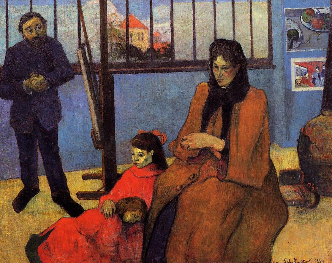 Gauguin Paul The Schuffenecker Family 1889 Art A4 Photo Print UK