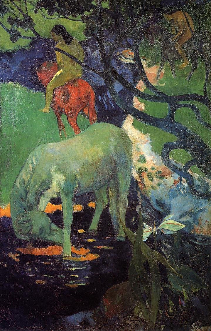 Gauguin Paul The White Horse 1898 Art A4 Photo Print UK