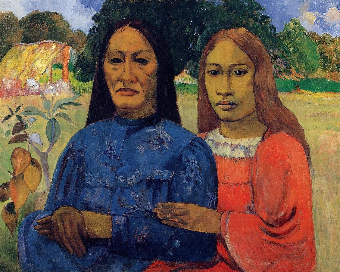 Gauguin Paul Two Women Aka Mother And Daughter 1901 Art A4 Photo Print UK