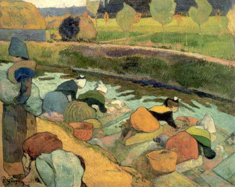 Gauguin Paul Washerwomen 1888 Art A4 Photo Print UK