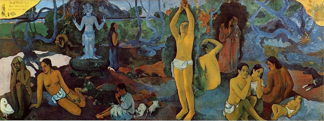 Gauguin Paul Where Do We Come From What Are We Doing Where Art A4 Photo Print