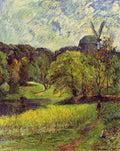Gauguin Paul Windmil, Ostervold Park 1885 Art A4 Photo Print