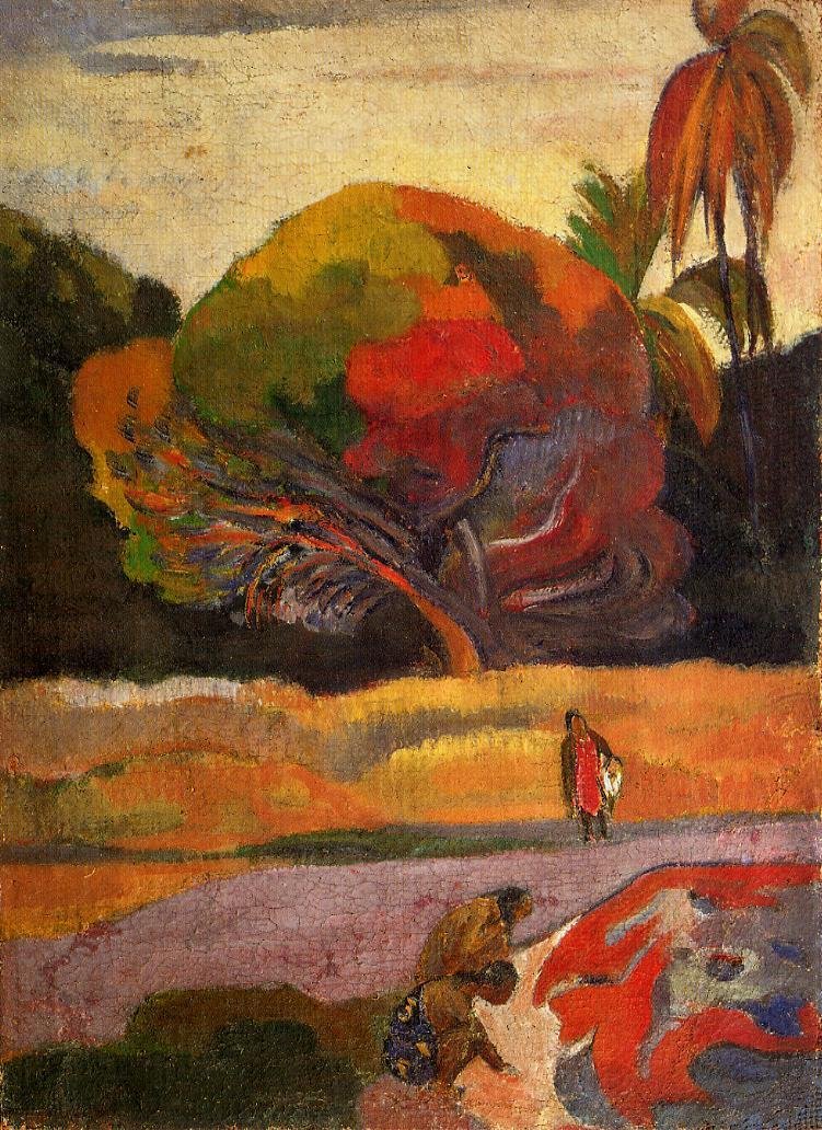 Gauguin Paul Women At The Riverside 1892 Art A4 Photo Print UK