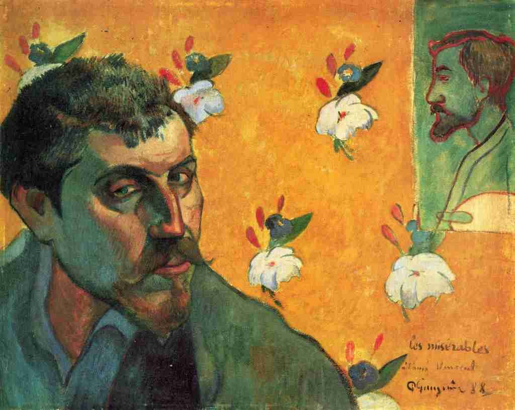 Gauguin Self Portrait Mizerabilii 1888 A4 Photo Print