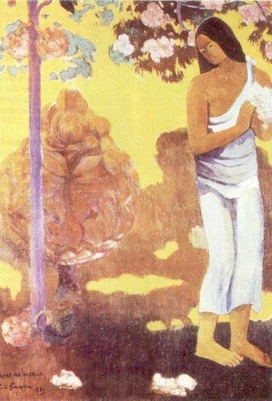 Gauguin The Moon Of Mary, 1899 Art A4 Photo Print UK