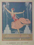 Gazette Du Bon Tom La Danseuse Aux Jets D Eau George Barbier A4 Photo Print