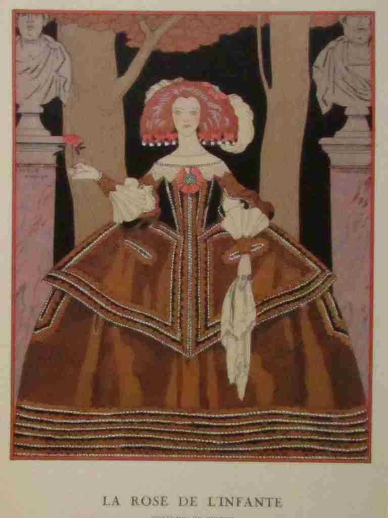 Gazette Du Bon Tom La Rose De L Infante George Barbier A4 Photo Print