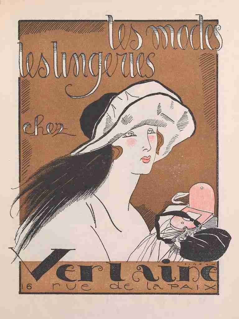 Gazette du Bon Genre 1912 Verlaine A4 Photo Print