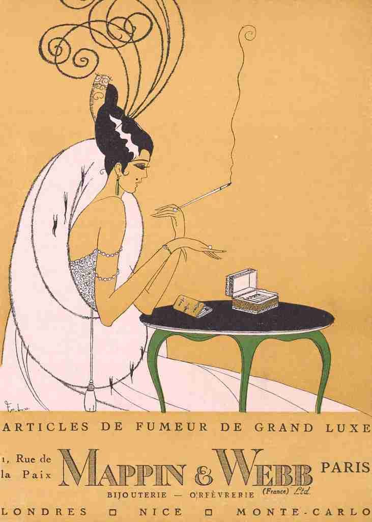 Gazette du bon Ton 1921 Mappin & Webb A4 Photo Print