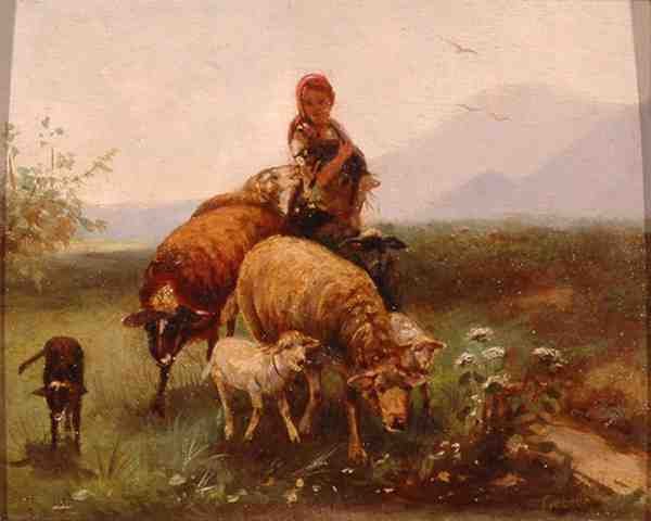 Gebler Otto Shepherdess A4 Photo Print