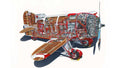 Gee Bee Model R cutaway A4 Photo Print