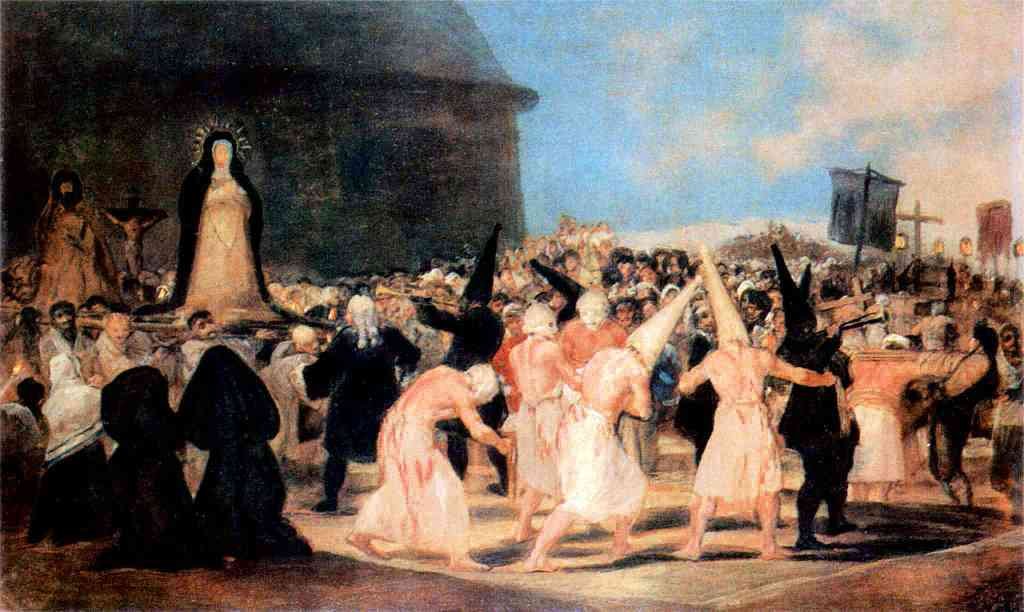Geissler Procession Goya A4 Photo Print