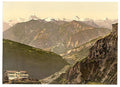 Gemmi Pass Bernese Oberland Vintage A4 Photo Print