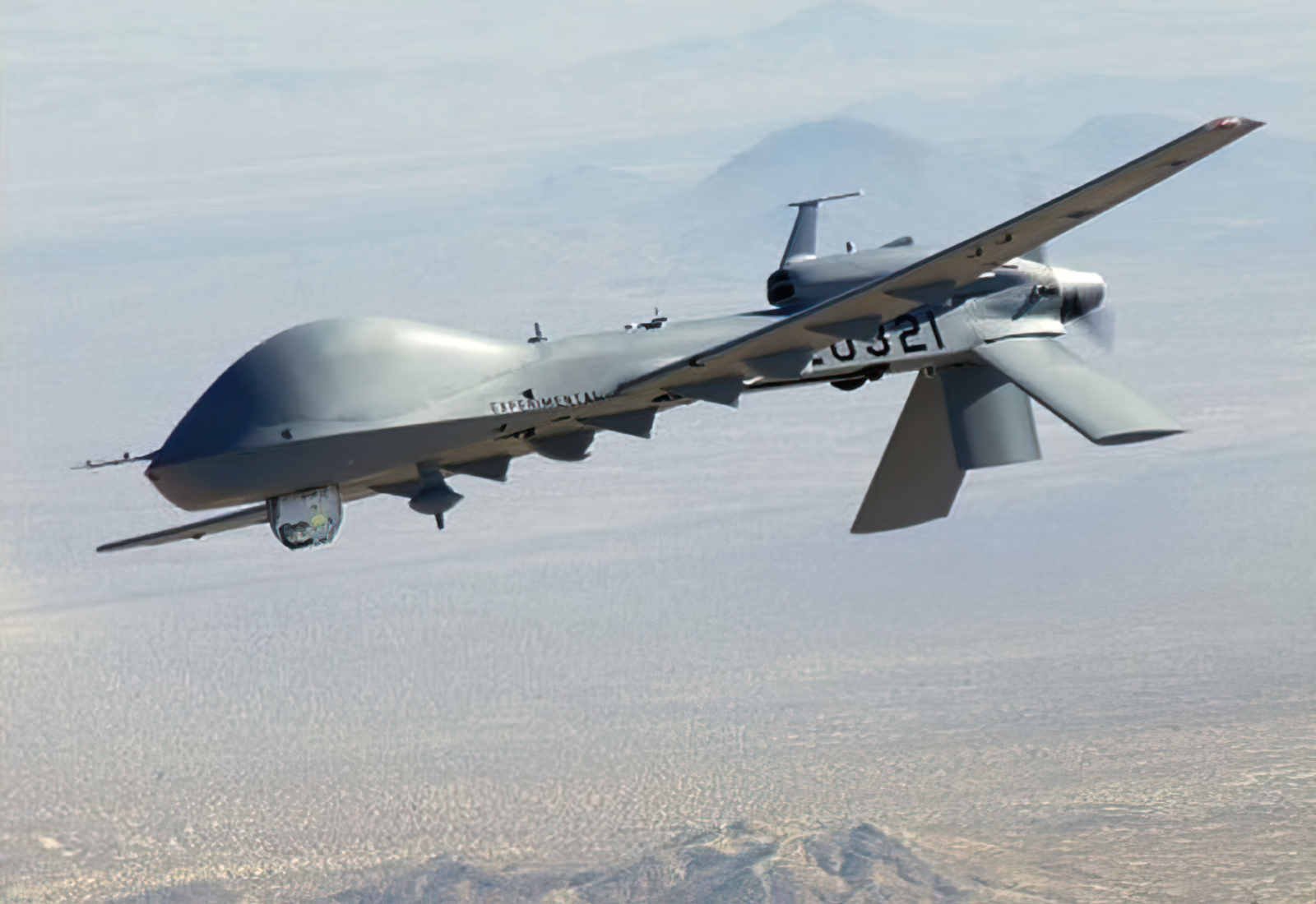General Atomics Mq1c Sky Warrior 3 A4 Photo Print