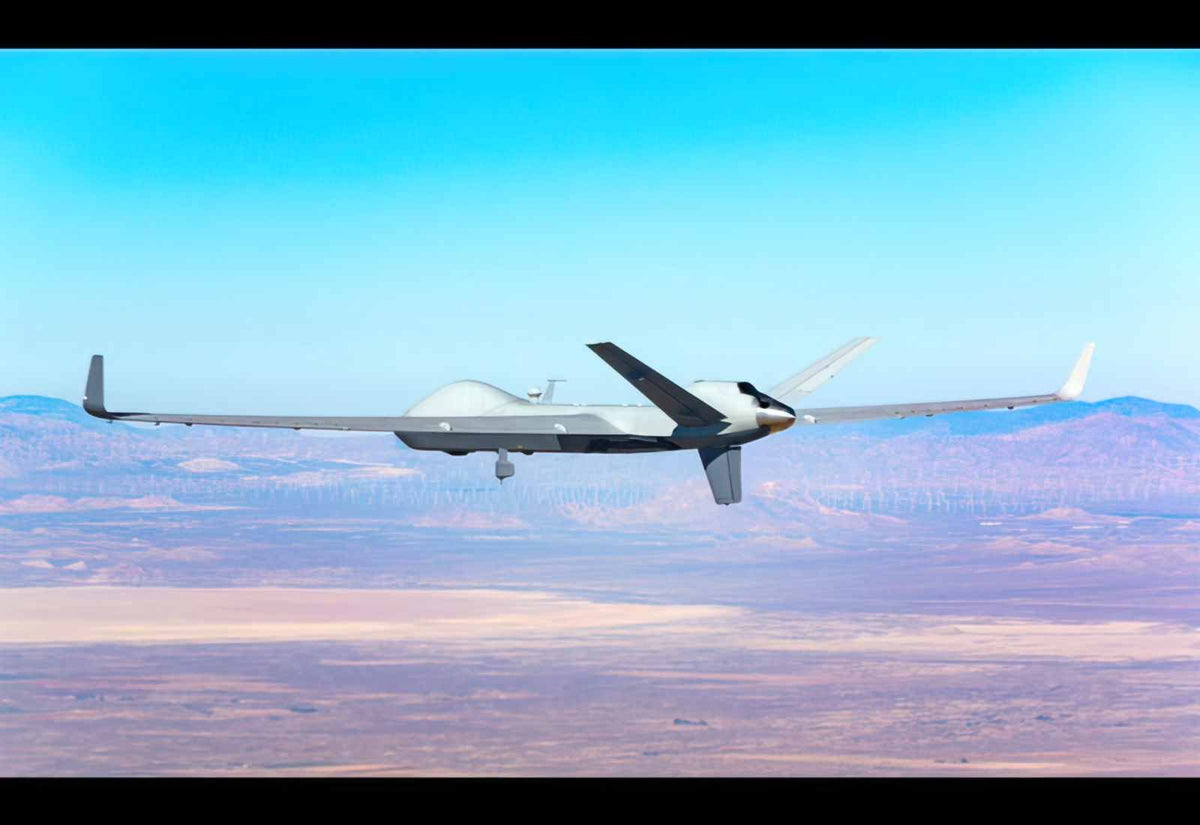General Atomics Mq9b Protector Uav Drone Aircraft United States A4 Photo Print