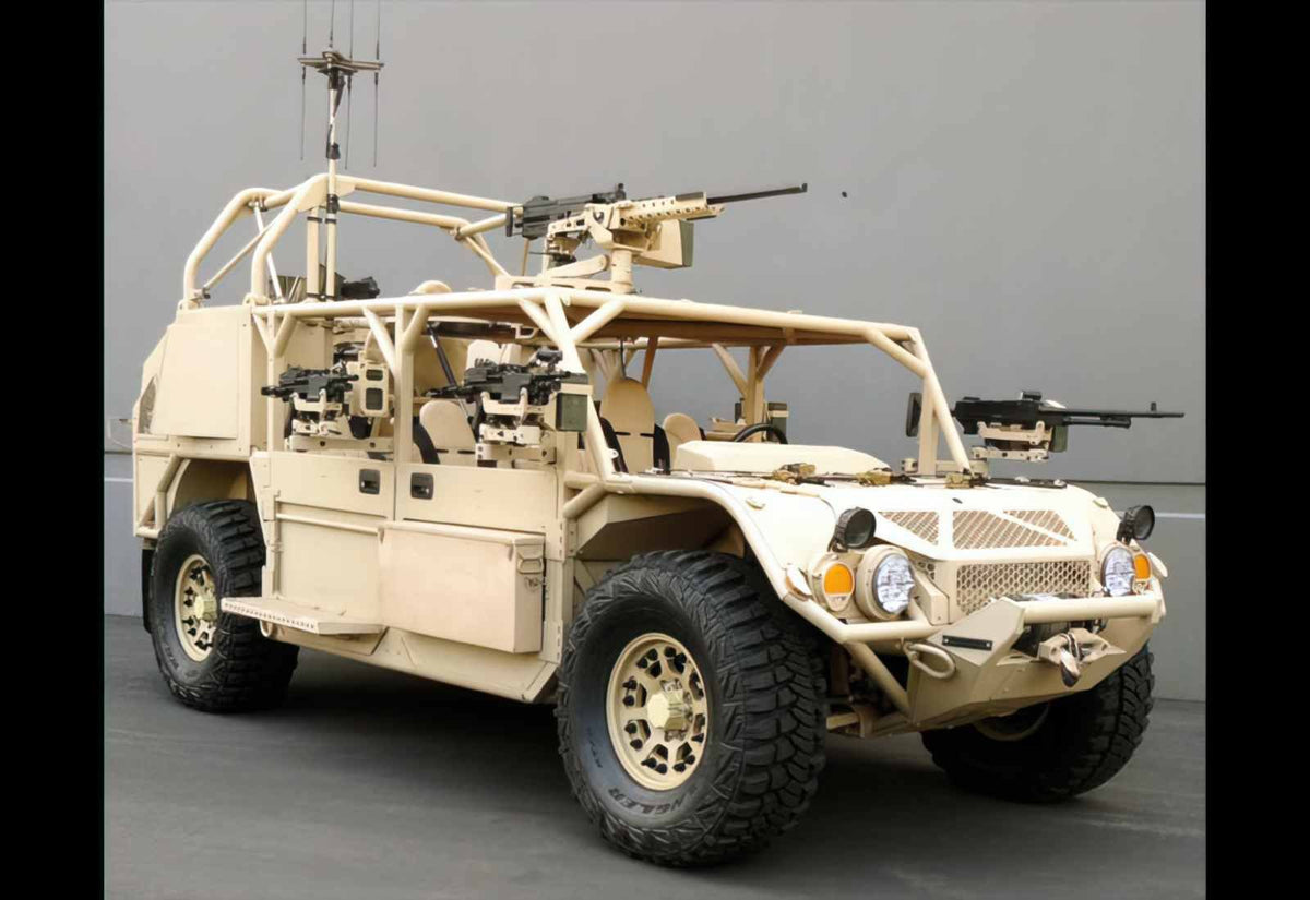 General Dynamics Flyer72 Advanced Light Strike Vehicle 2 A4 Photo Print