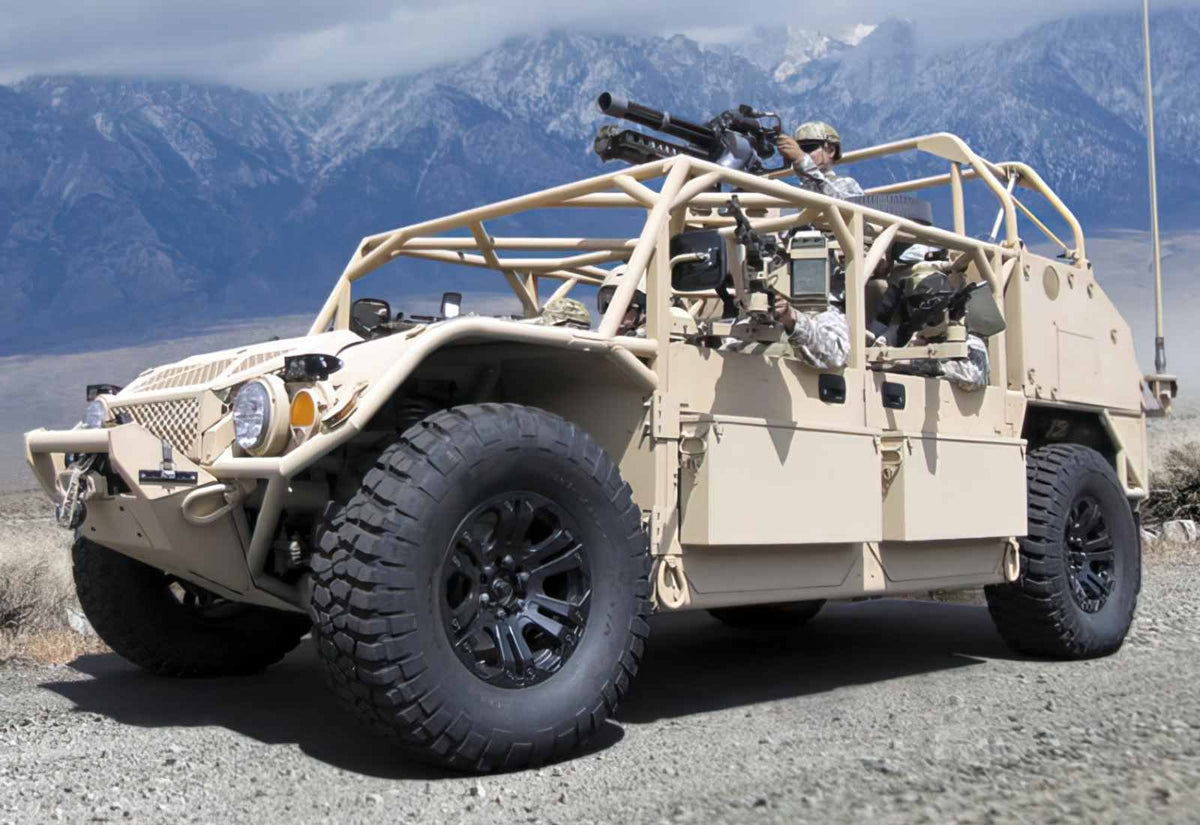 General Dynamics Flyer72 Advanced Light Strike Vehicle A4 Photo Print
