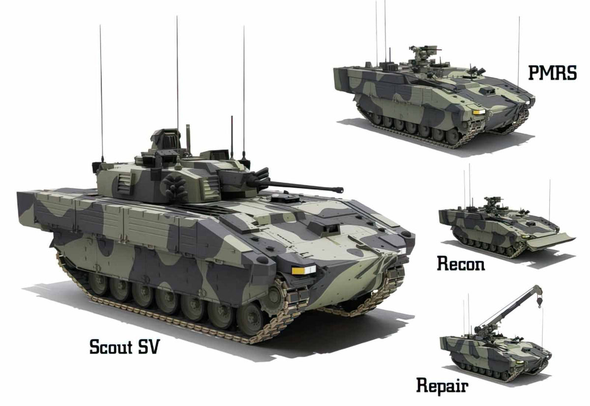General Dynamics Scout Specialist Vehicle A4 Photo Print