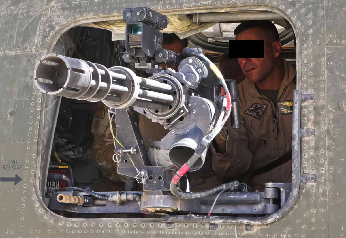 General Electric M134 Minigun Gatling Gun A4 Photo Print