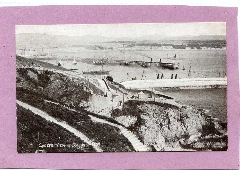 General View Of Douglas Isle Of Man Vintage A4 Photo Print