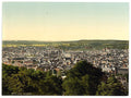 General view Aachen the Rhine Germany Vintage A4 Photo Print