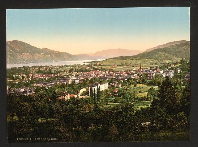 General view Aix Vintage A4 Photo Print