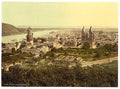 General view Andernach the Rhine Vintage A4 Photo Print