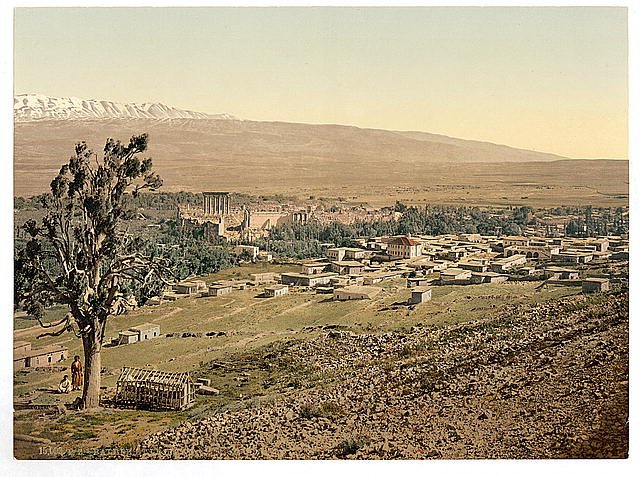 General view Baalbek Vintage A4 Photo Print