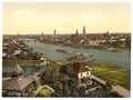 General view Bremen Vintage A4 Photo Print