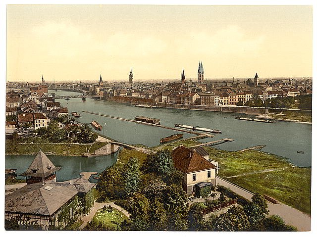 General view Bremen Vintage A4 Photo Print