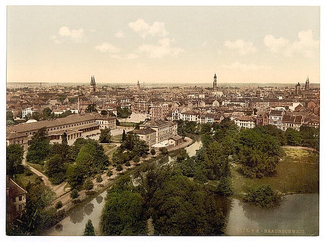 General view Brunswick Vintage A4 Photo Print