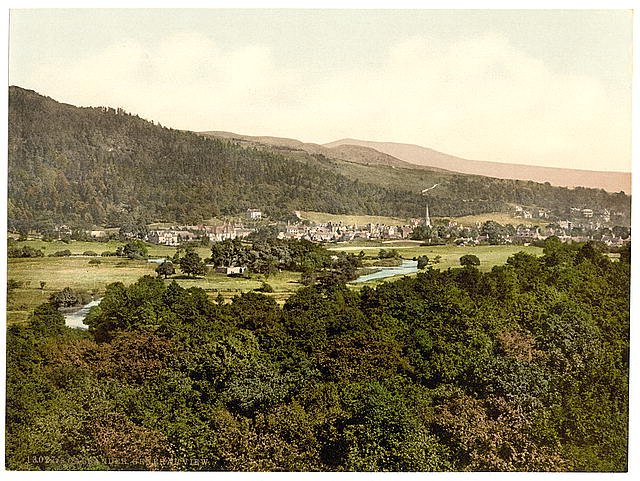 General view Callander Vintage A4 Photo Print