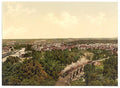 General view Cannstatt Wurtemburg Vintage A4 Photo Print