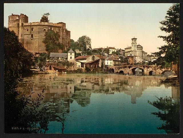 General view Clisson Vintage A4 Photo Print