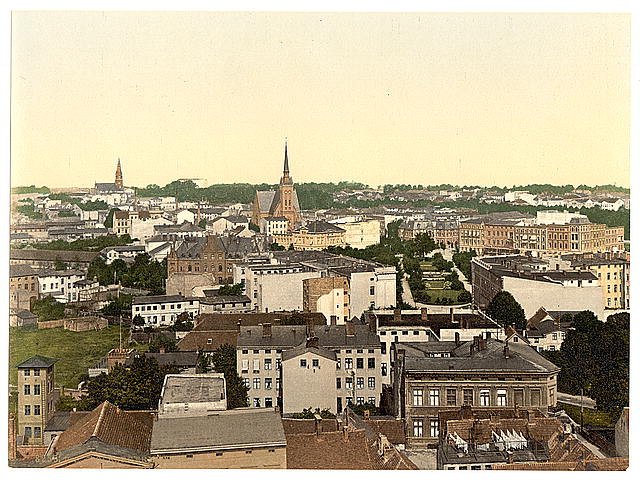 General view Colberg Pommeraina Vintage A4 Photo Print