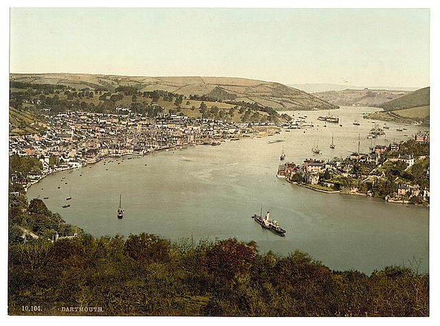 General view Dartmouth Vintage A4 Photo Print