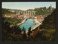 General view Dinan Vintage A4 Photo Print