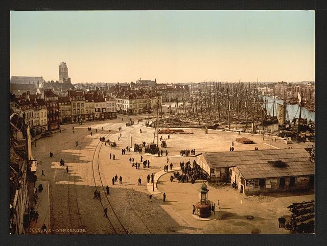 General view Dunkirk Vintage A4 Photo Print