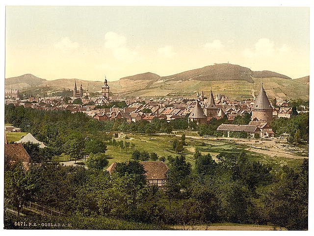 General view Goslar Hartz Vintage A4 Photo Print