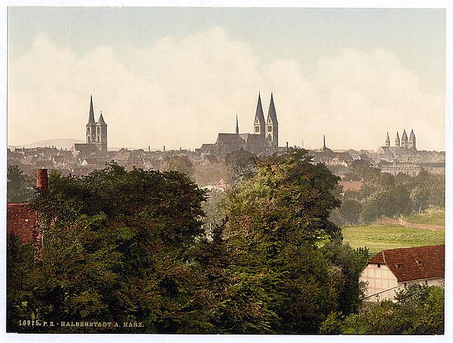 General view Halberstadt Hartz Vintage A4 Photo Print