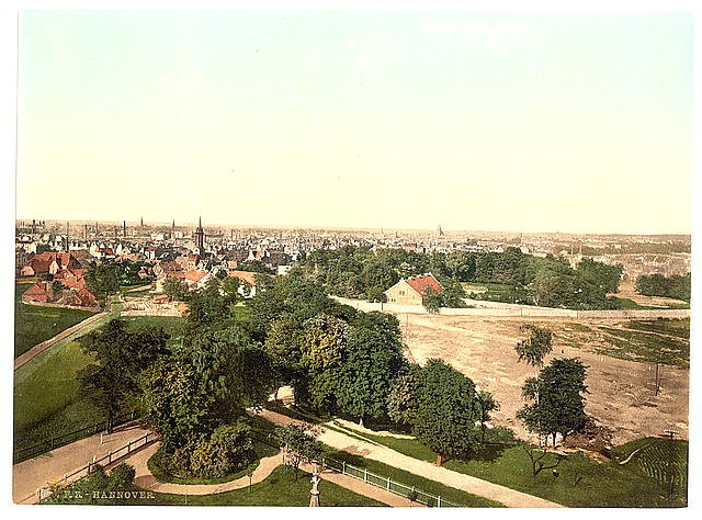 General view Hanover Hanover Vintage A4 Photo Print