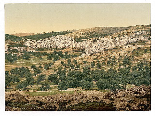 General view Hebron Vintage A4 Photo Print